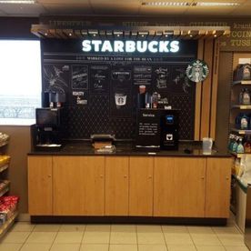 Monteren en installeren Starbucks automaten